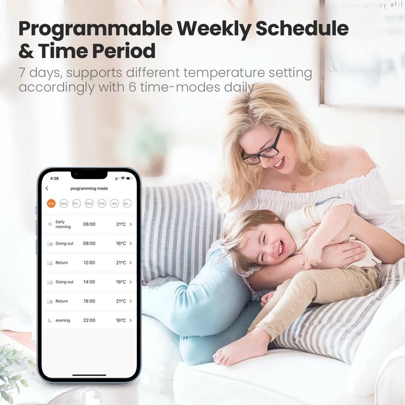 Tuya ZigBee3.0 Thermostat intelligent Actionneur de radiateur TRV Contrôleur thermostatique Vae Fonctionne avec Alexa Google Home Alice_voghion.com