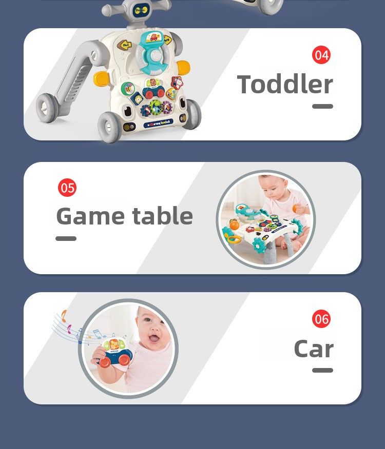 Andador multifuncional para bebés, mesa de aprendizaje variable, muy popular._voghion.com
