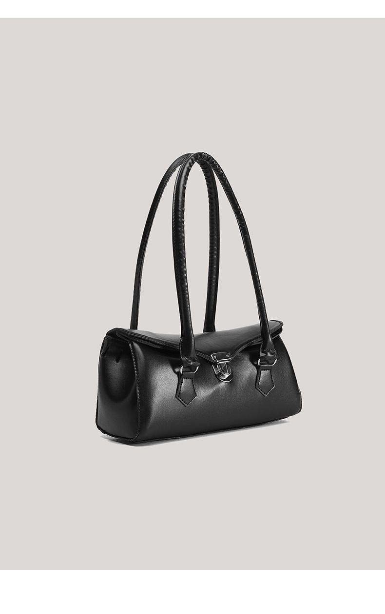 Boston 2025 Spring And Summer New Fashion Lock Buckle Pillow Crossbody Bag Casual Versatile Daily Simple Niche Personality Shoulder Bag_voghion.com