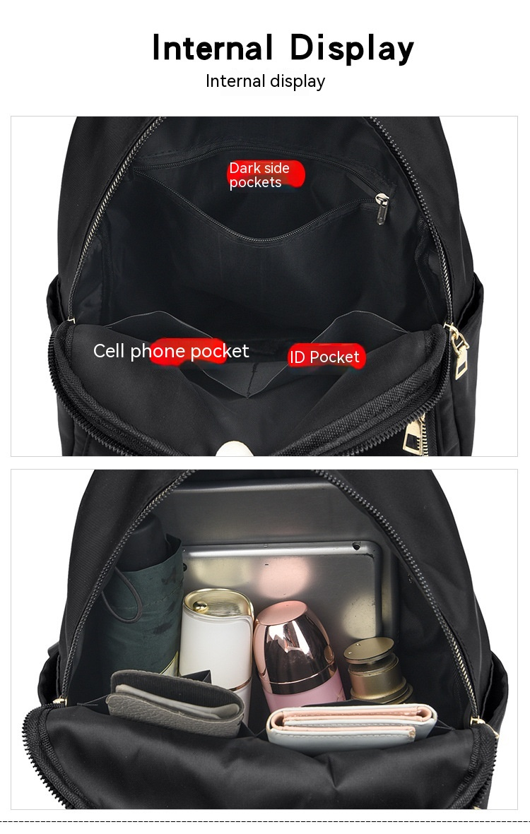 Mochila nueva versión coreana, versátil y ligera, mochila para estudiantes universitarios, mochila de viaje informal de gran capacidad_voghion.com