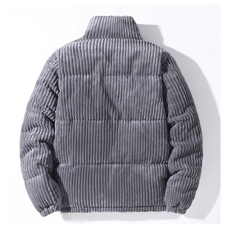 Vestiti invernali da uomo in velluto a coste spesso e caldo, giacca in cotone, top in lana d'agnello per studenti adolescenti_voghion.com