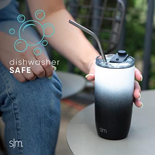 Eco Reusable Steel Straw - Silicone Tip 22cm Waste Reducing_voghion.com