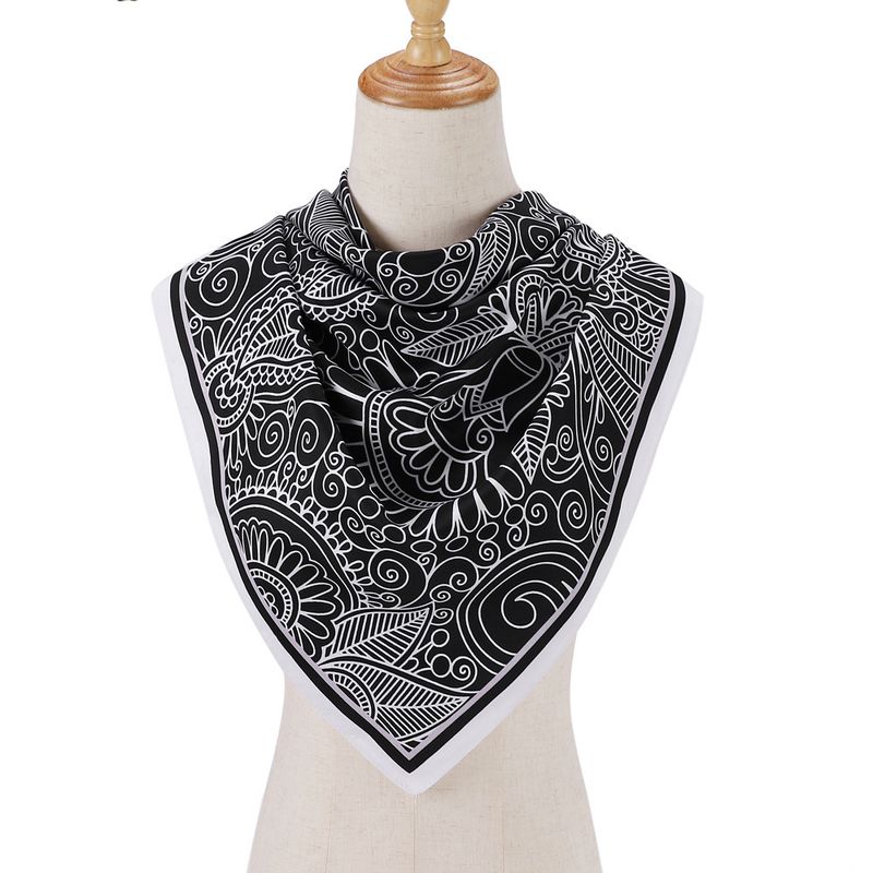 Nuove strisce artistiche professionali in twill 90, scialli color block, grandi sciarpe quadrate, traspiranti e resistenti al sole_voghion.com