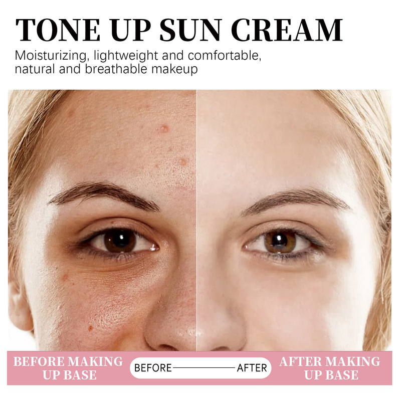 til 50ml Solcreme Ansigt PF50+ PA++++ Solcreme Birch Juice Fugtgivende Hudpleje Stærk UV-beskyttelse koreansk_voghion.com