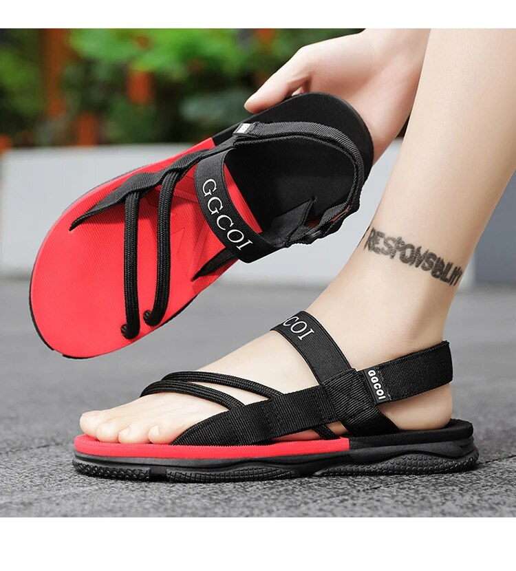Sandalen Sommer Anti-Kollisions-Zehe Outdoor und Freizeit Herren Wanderschuhe Strand Watschuhe_voghion.com