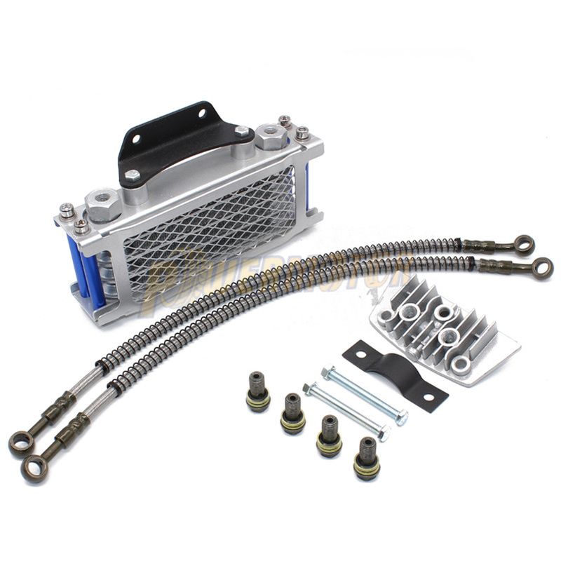 Set răcitor de ulei pentru radiator de motocicletă, răcire cu ulei pentru 50 70 90 110 125 140cc Monkey Bike DAX Pocket Bike ATV Motocross Dirt Bike_voghion.com