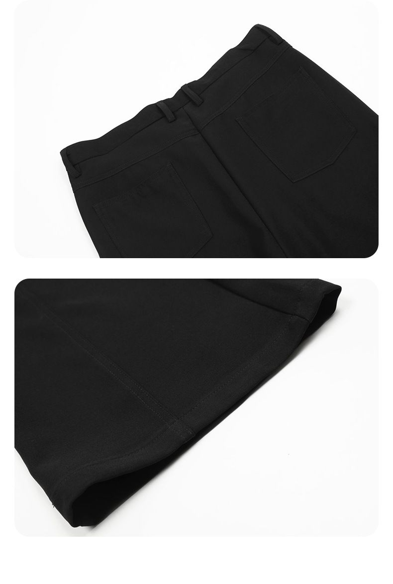 Slim Fit Schlaghose für Damen und Herren – Klassischer Cleanfit-Stil, leichtes Polyester, bequeme und elegante Freizeithose_voghion.com