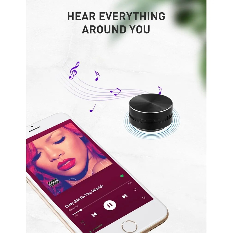 Hot Bone Conduction Bluetooth Speaker Vibration Stereo Audio Digital TWS Wireless Smallest Speakers Dropshi_voghion.com