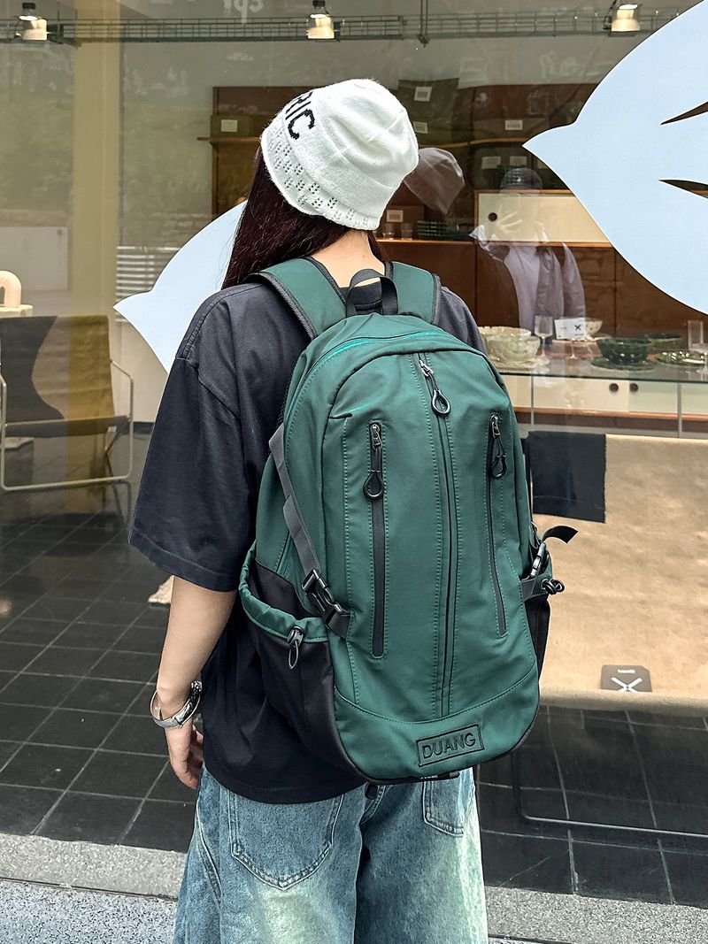 Plecak sportowy rowerowy w stylu roboczym, duża pojemność, krótkie wycieczki, podróże, wędrówki, torba szkolna dla kobiet_voghion.com