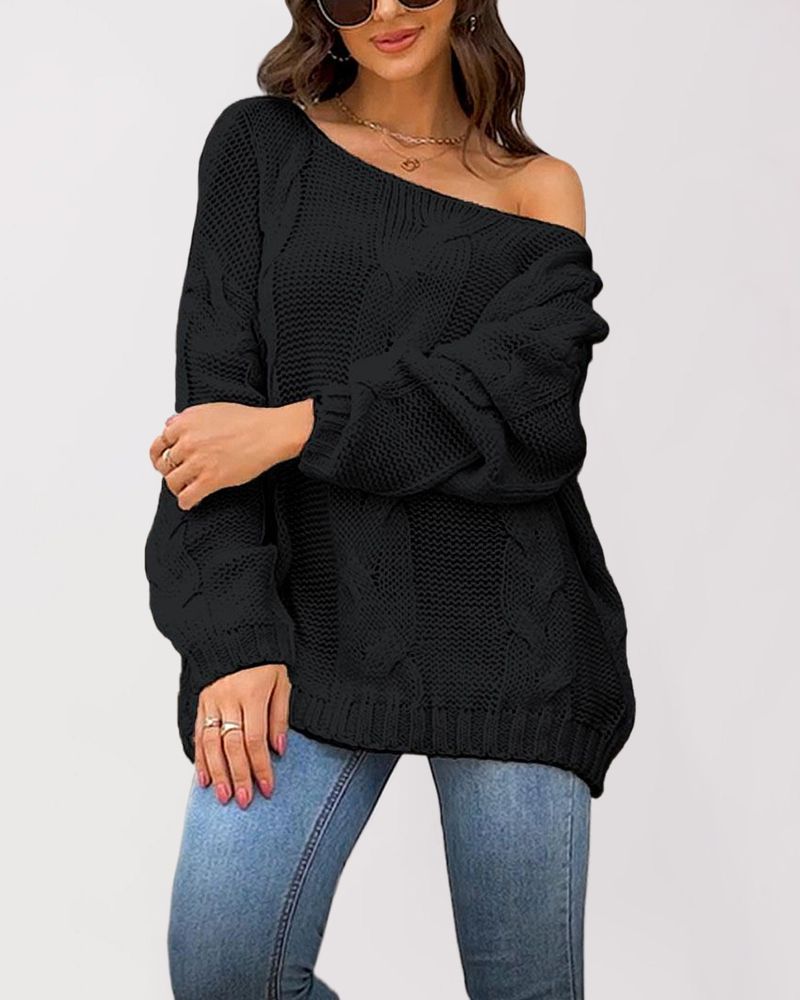 Lockerer Strickpullover mit V-Ausschnitt und Thousand Bird Grid-Muster, ärmellose Weste_voghion.com