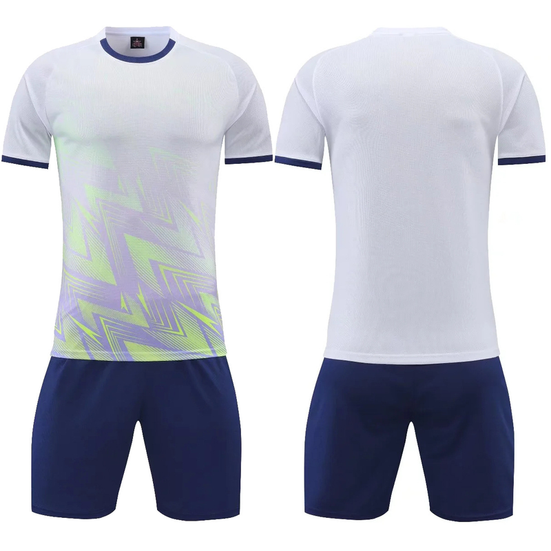 Children's Gradient Soccer Jersey Men's Soccer Jersey Summer Training Short Sleeve Personalized Printed Soccer Jersey_voghion.com