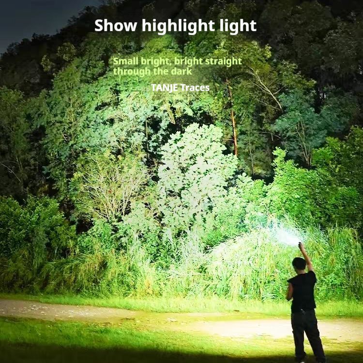 Special Forces P900 Strong Flashlight Portable Charging Ultra Bright Outdoor Zoom Hernia Light Long Range Spotlight LED_voghion.com