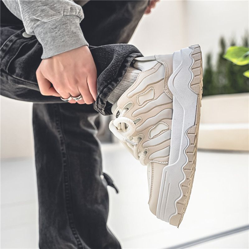 Scarpe casual da uomo, stile coreano alla moda, primavera e autunno 2025, taglia 45, grandi_voghion.com