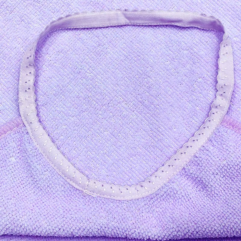 Premium Sling Bathrobe - Ultra-Soft Microfiber Post-Shower Wrap, Lightweight & Quick-Dry, Adjustable Straps For Women (Pink/Lavender, M-L Size)_voghion.com
