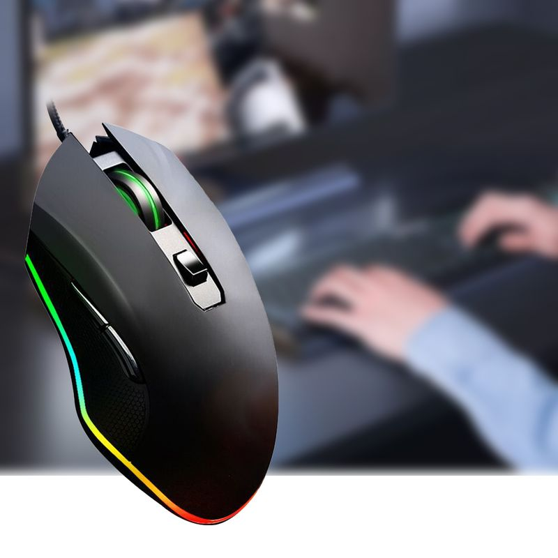 Xinweiqing V1 USB Non-slip 6 Buttons Wired Gaming Mouse for Computer_voghion.com