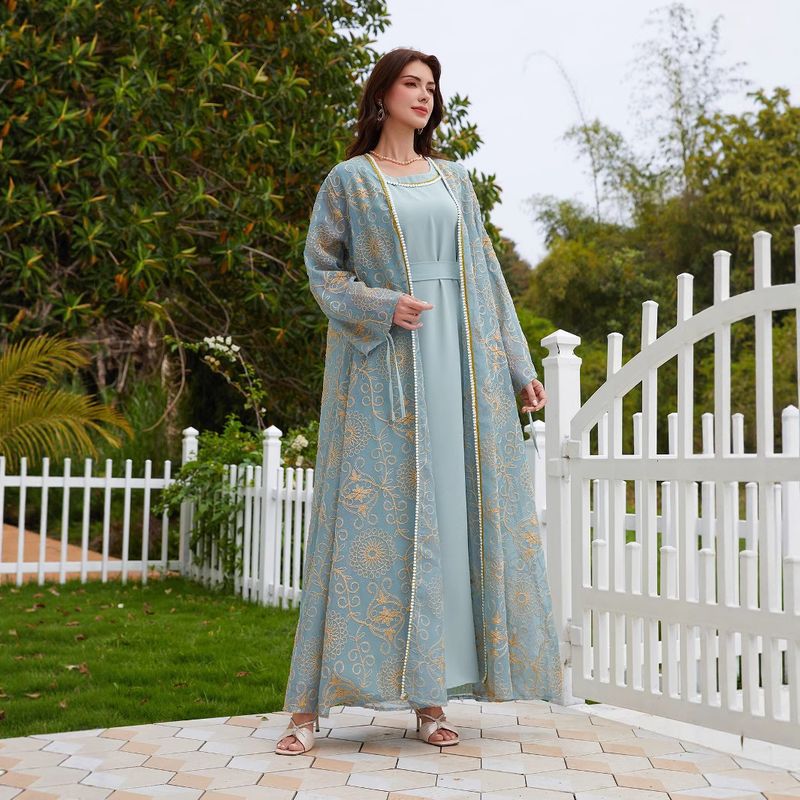 Abito da sera musulmano saudita in due pezzi, abito da donna_voghion.com