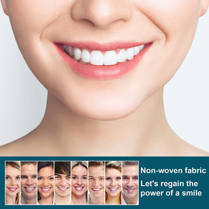 Set regolabile Impiallacciatura sorridente istantanea Sbiancamento denti per protesi Decora gli spazi tra i denti_voghion.com