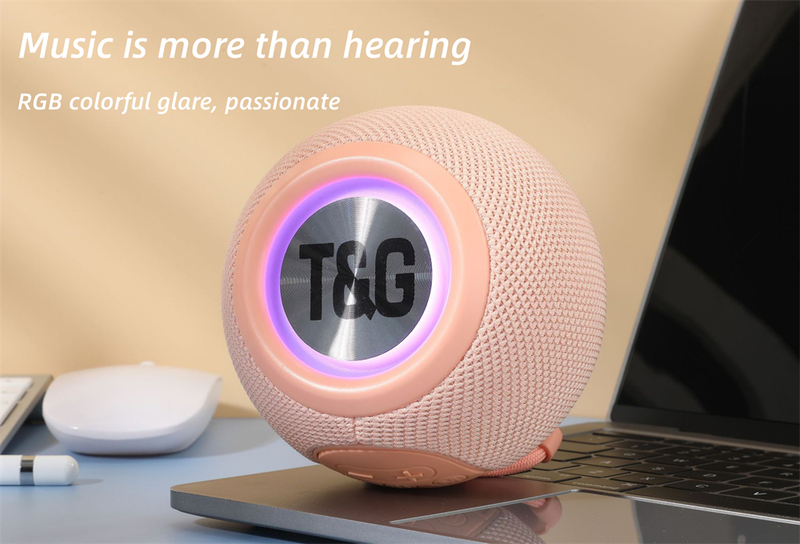 T&G TG337 New Portable Speaker Wireless Bluetooth 3D Stereo Surround Subwoofer Waterproof Outdoor Loudspeaker Lanyard_voghion.com