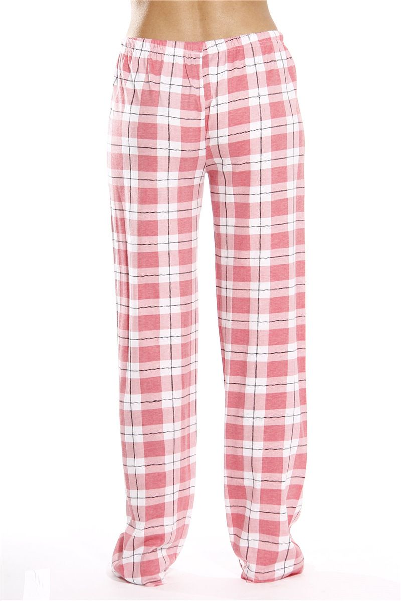 Abbigliamento Donna Classico Plaid Home Pantaloni Casual Home Pantaloni Larghi Donna_voghion.com