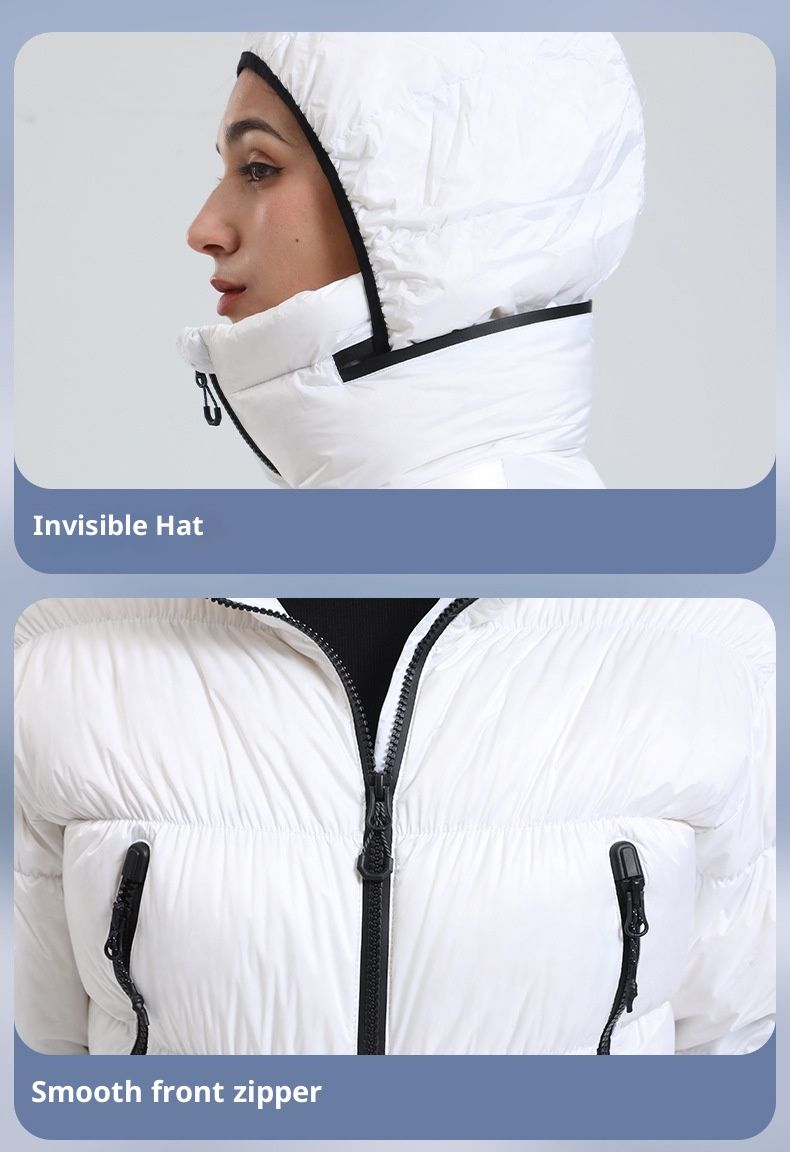 001 Winter New Set Daunengepolsterter, dicker, warmer, winddichter, wasserdichter Doppelsteg-Skianzug für Damen bei extremer Kälte_voghion.com