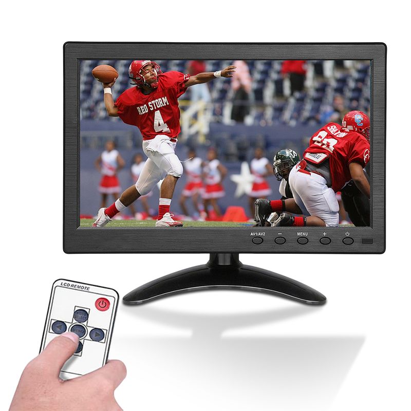 Monitor secondario per telecamera di backup USB BNC con schermo LCD a colori da 10,1 pollici compatibile con HDMI con ingresso AV VGA per TV e computer_voghion.com
