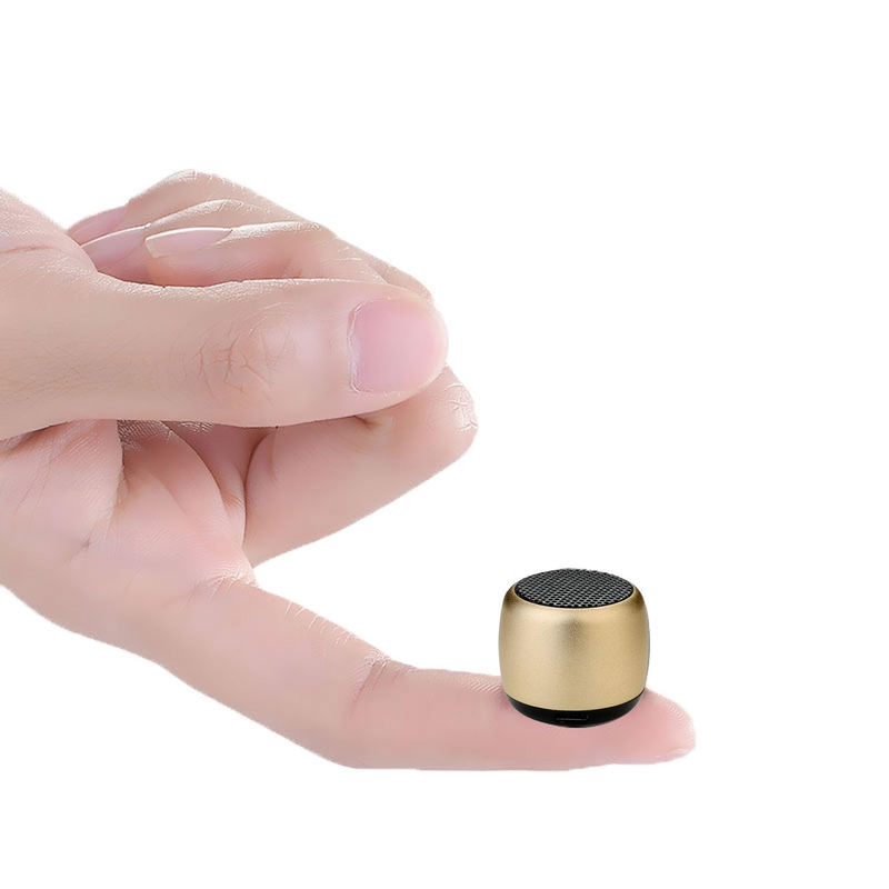 M1 trådlös mini bluetooth högtalare metall liten stål kanon utomhus portabel liten ljud grossist_voghion.com