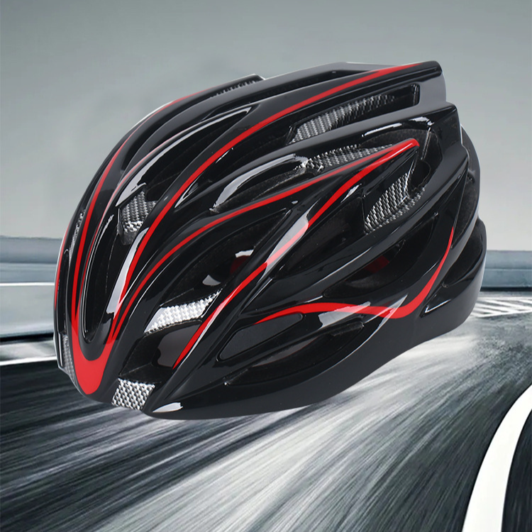 Casco da ciclismo per esterni casco da bicicletta leggero traspirante a forma integrata casco da montagna per protezione stradale_voghion.com