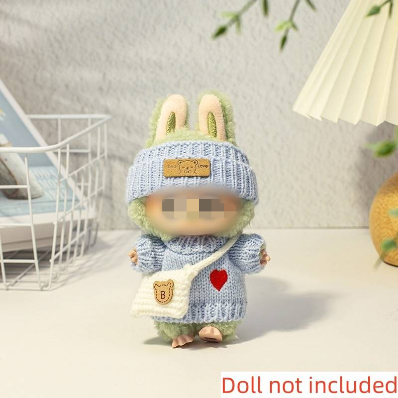 New Series 1st And 2nd Generation Universal Keychain Bag Accessories Sweater Design Set (Sweater Only)_voghion.com