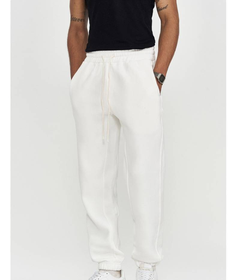 Conjunto de chándal de polar autocalentable – Estilo retro urbano (tallas S-XXL, mezcla de algodón de 350 g/m²)_voghion.com