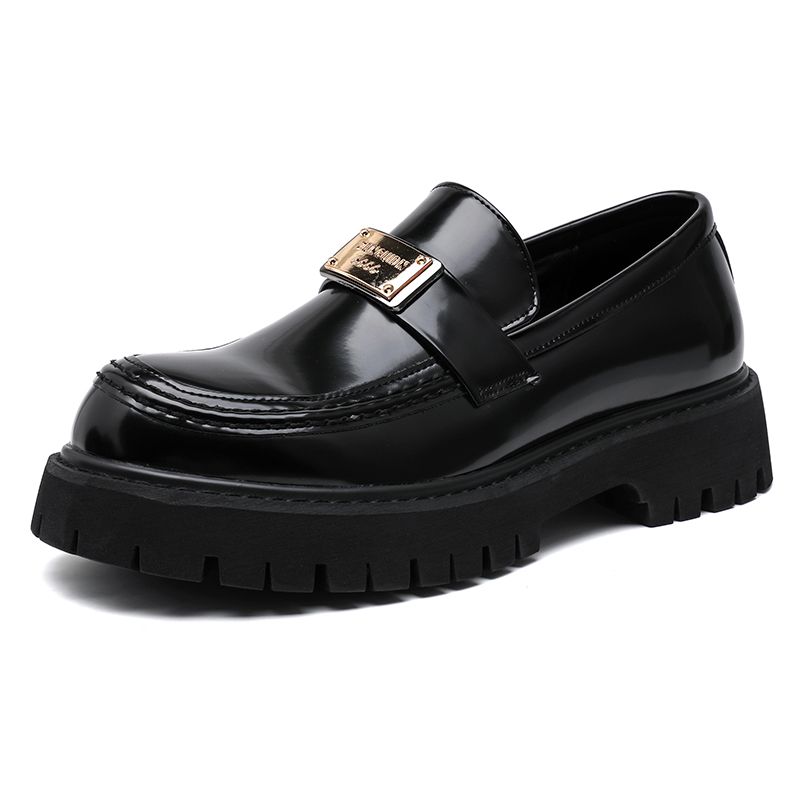 Yipin número do produto 695 novo couro de sola grossa para jovens sapatos masculinos da moda Lefu_voghion.com