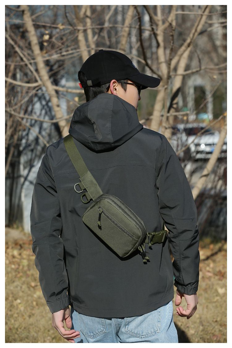 Borsa da jogging da città, alla moda, casual, da donna, in tinta unita, versatile, a tracolla, per sport all'aria aperta, marsupio per cellulare_voghion.com