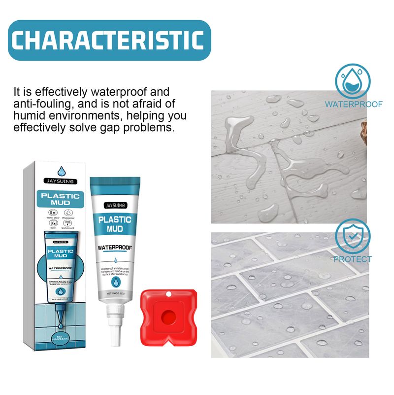 Jaysuing Plastic Mud, Toilet Toilet Wall Floor Tile Gap Repair Agent_voghion.com