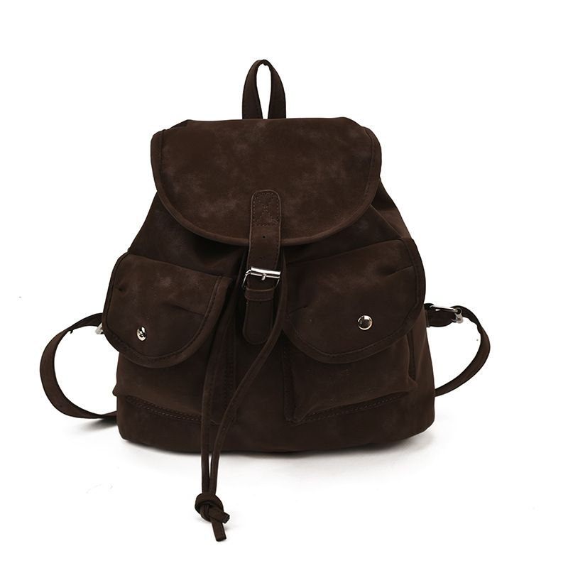 Sac à dos en velours de peau de cerf de haute qualité, nouveau sac à dos de voyage décontracté et tendance pour femme_voghion.com