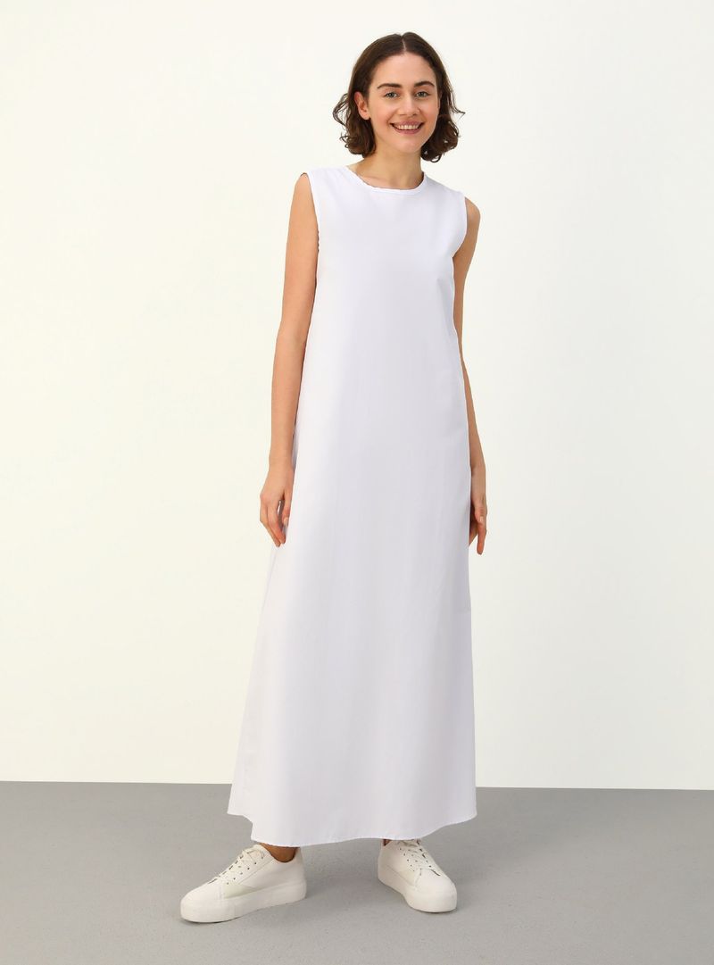 Gonna lunga da donna, con gilet interno, casual, sottile, lunga_voghion.com