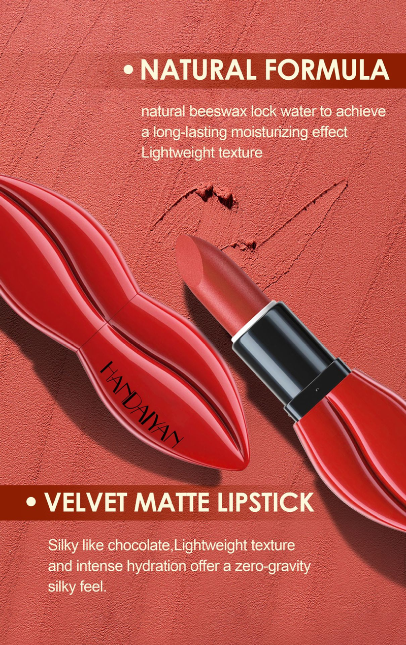 2023 New Hot Selling Han Daiyan Matte Lipstick Set Easy to Color Hot Selling 6 Color Mist Lipstick_voghion.com