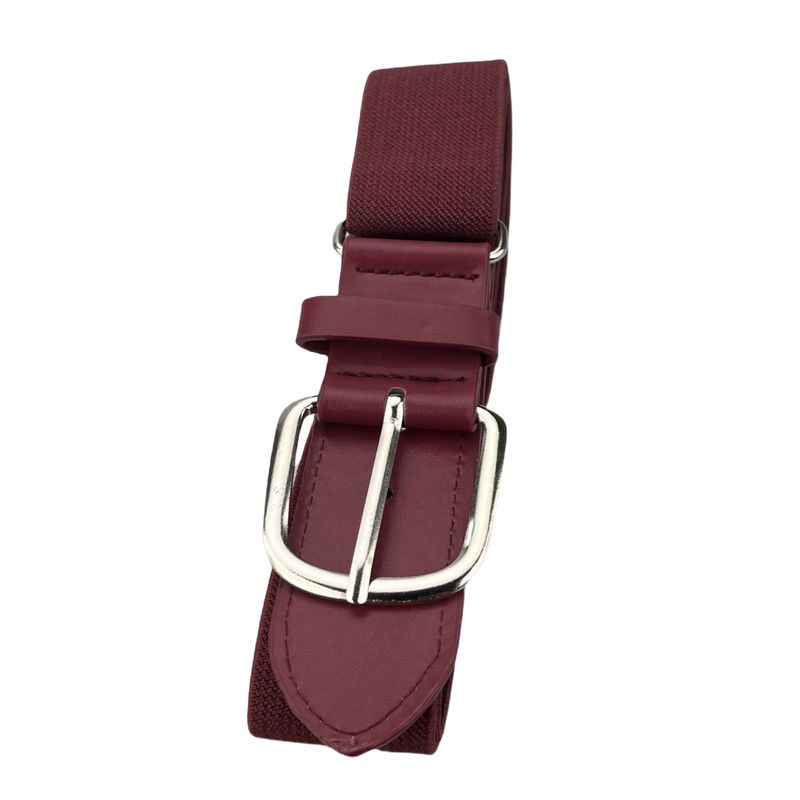Cinturón de aleación de béisbol y sóftbol juvenil para mujer, elástico, con personalidad, ajustable, con hebilla de pasador, para hombre_voghion.com