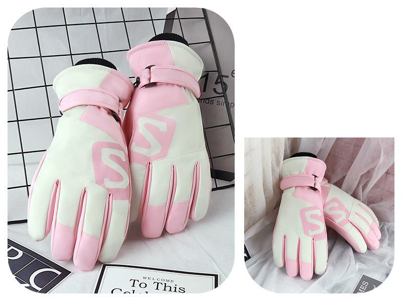Unisex Warm Ski riding thickened windproof, waterproof, cold fleece warm touch screen winter gloves for men and women_voghion.com