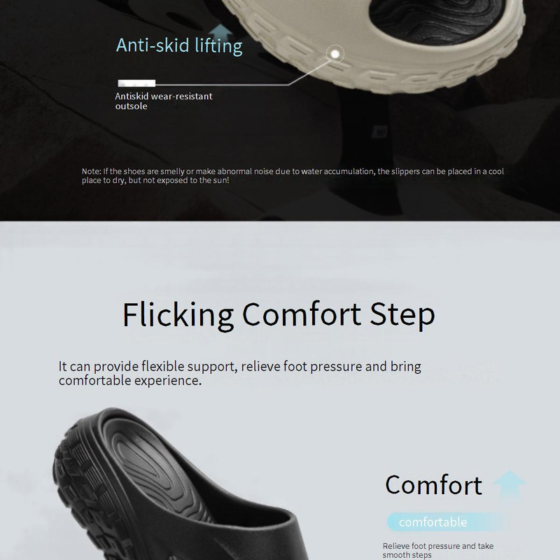 Herrenschuhe, neue stoßdämpfende und rutschfeste, verschleißfeste Strandschuhe fürs Fitnessstudio, herausnehmbare, atmungsaktive EVA-Oberbekleidung_voghion.com