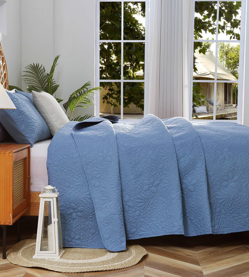 CG05 Five-Leaf Clover Bed Cover Set, Suitable For Bedrooms And Living Rooms (1* Bedspread +2* Pillowcase, No Duvet Core Or Pillow Core)_voghion.com