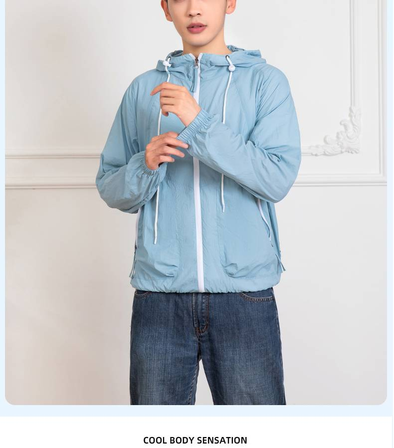 Kühlende Arbeitsjacke für Herren mit eingebautem Ventilator, wiederaufladbar, Sicherheitsarbeitskleidung für den Sommer zum Schweißen und Bauen – atmungsaktive Kleidung zum Wärmeabbau_voghion.com