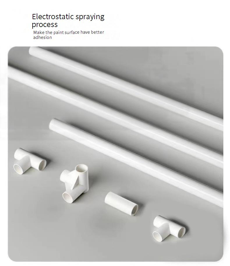Portant à vêtements d'angle réglable – Organiseur de garde-robe peu encombrant pour chambre, dortoir et entrée (cadre à 16 tubes, rangement à plusieurs niveaux, assemblage facile)_voghion.com