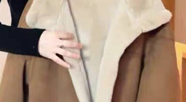 Koreaanse jas met imitatiebontkraag - Familie-outfits (Winterwarme jas, unisex voor kinderen en volwassenen, maten 100-140 cm en S-3XL)_voghion.com