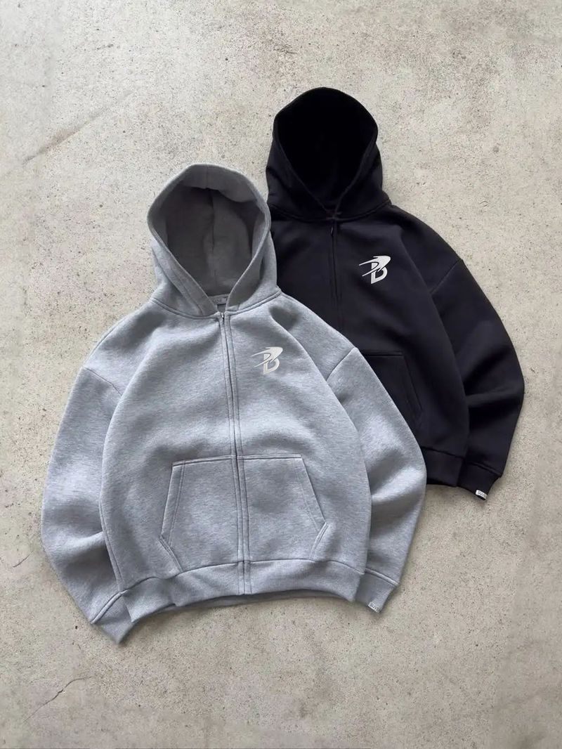 Herren-Hoodie-Set mit Gummipatches – Streetwear-Trainingsanzug, Oversized-Freizeitoutfit_voghion.com
