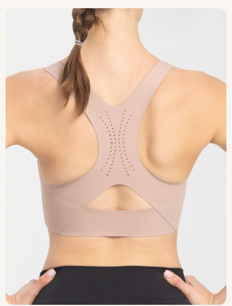 In Stock Wholesale High-Strength Seamless Sports For Women Running Outdoor Fitness Yoga Shockproof Bra_voghion.com