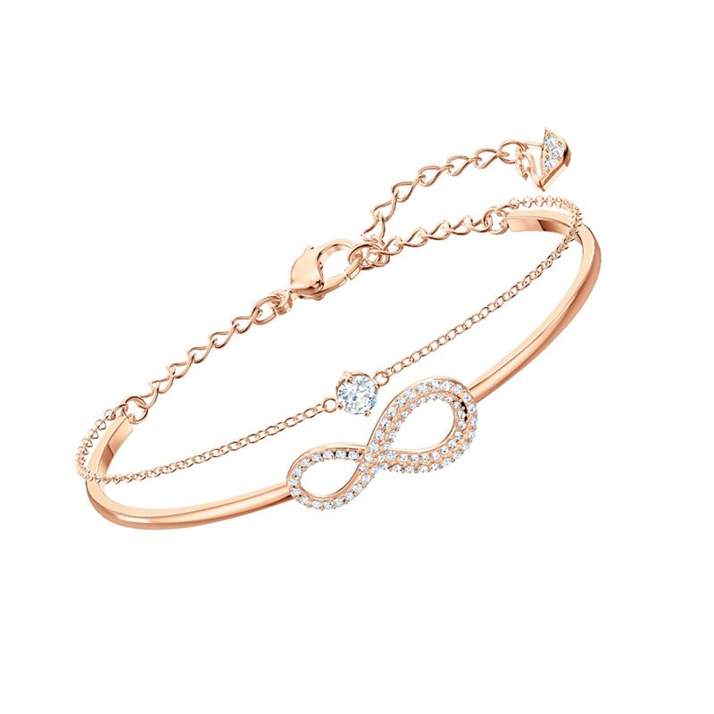 Bransoletka Eternal Love Double Layer Bransoletka żeńska Element Crystal 8 Shaped_voghion.com