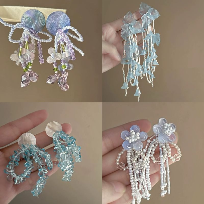 Orecchini a forma di foglia con ago in argento, stile coreano, super fata, versatili per la personalità e il temperamento delle donne._voghion.com