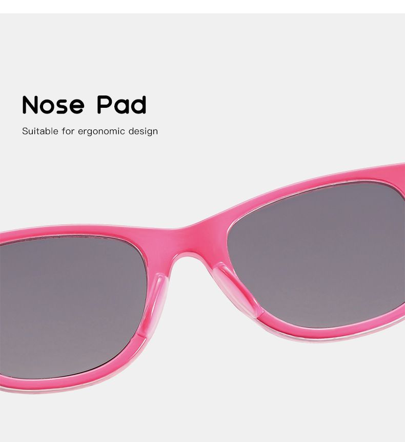 2024 nuovi fantastici occhiali da sole quadrati lucidi colorati per bambini ragazze trendy alla moda occhiali da sole carini occhiali per bambini_voghion.com