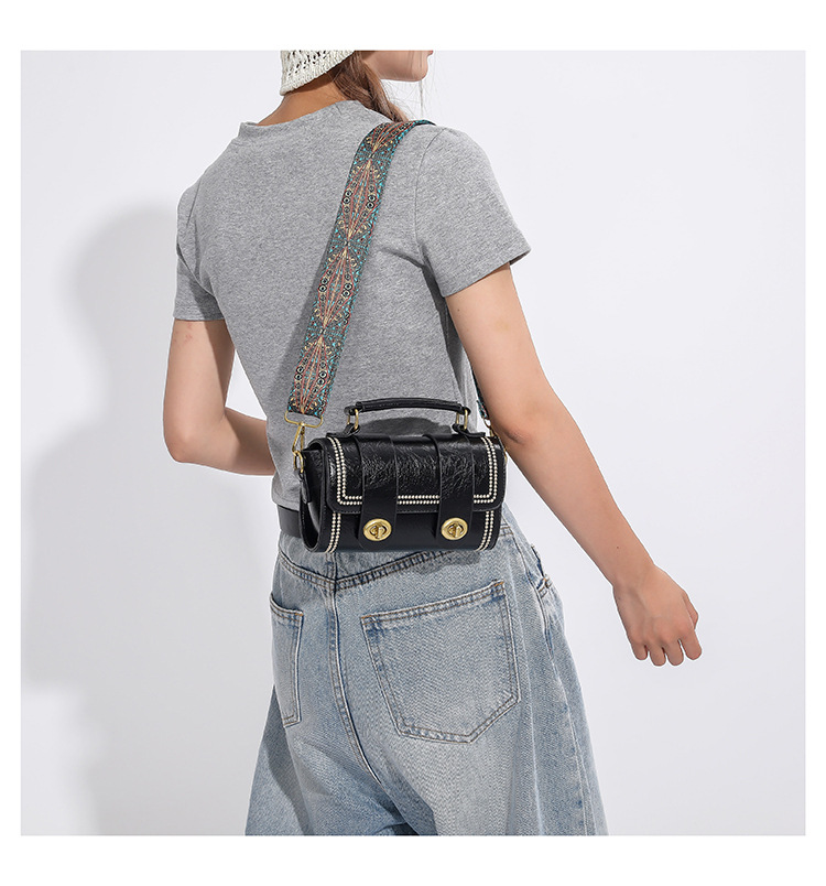 Foreign Trade Cross-border New Retro High-end Diagonal Bag Bag Female Korean Version Simple Atmosphere Lady Handbag_voghion.com