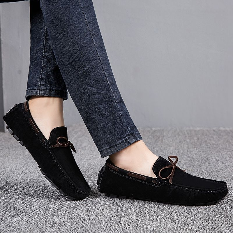 Mocasini pentru bărbați, pantofi sport din piele PU, fără mâneci, stil casual, pentru birou, afaceri_voghion.com