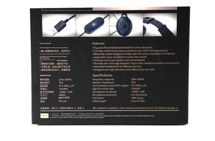 Cuffie per computer Edifier K810, cuffie cablate per notebook con microfono e altoparlante, da tavolo_voghion.com